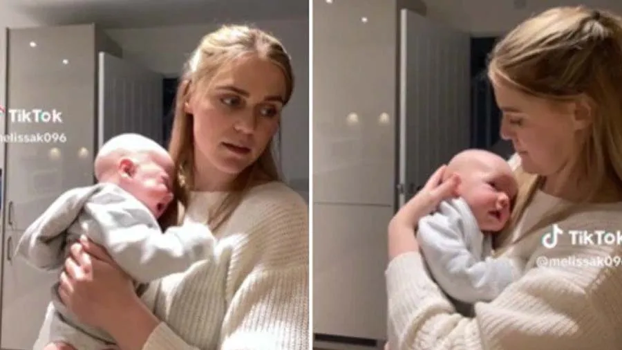 રડતું બાળક એક જ મિનિટમાં સૂઈ ગયું, માતાએ શેર કરી એક ટ્રીક, જે વાયરલ થઈ