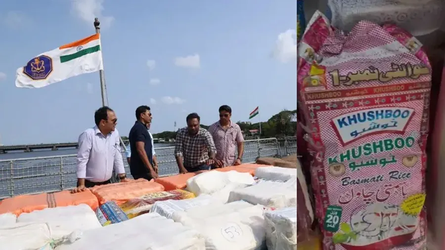 નેવીએ ગુજરાત આવતું 12000 કરોડનું ડ્રગ્સ પકડ્યું, ચોખાની ગુણમાં હતું ડ્રગ્સ