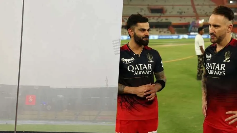 ભારે વરસાદે RCBનું ટેન્શન વધાર્યું, પ્લેઓફની રેસમાં મોટું ટ્વીસ્ટ આવી શકે છે