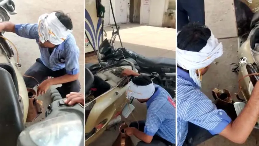 પેટ્રોલ ભરાવ્યા પછી ગ્રાહકે 2000ની નોટ કાઢી, કર્મચારીએ ટાંકી ખાલી કરાવી દીધી