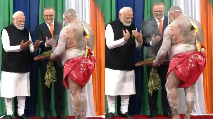 ઓસ્ટ્રેલિયામાં પાંદડાના ધુમાડાથી PM મોદીનું સ્વાગત, જાણો શું છે સ્મોકિંગ સેરેમની