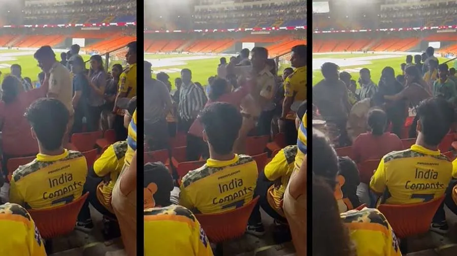 અમદાવાદ સ્ટેડિયમમાં IPL ફાઇનલ દરમિયાન પોલીસને માર મારતી મહિલાનો વીડિયો વાયરલ