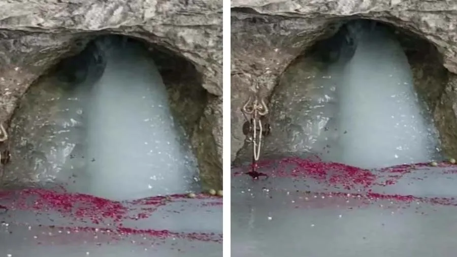 બાબા બર્ફાનીની પહેલી તસ્વીર સામે આવી, 1 જુલાઇથી શરૂ થશે અમરનાથ યાત્રા