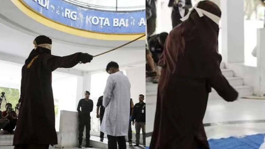 કિસ કરતા પકડાયેલા કપલને જાહેરમાં માર્યા 21 કોરડા, આ દેશમાં મળી સખત સજા