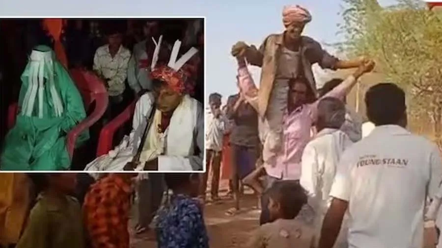 અનોખા લગ્ન..70 વર્ષનો વરરાજો-65 વર્ષની કન્યા,ઢોલના તાલે ઉજવણીમાં આખું ગામ નાચ્યુ