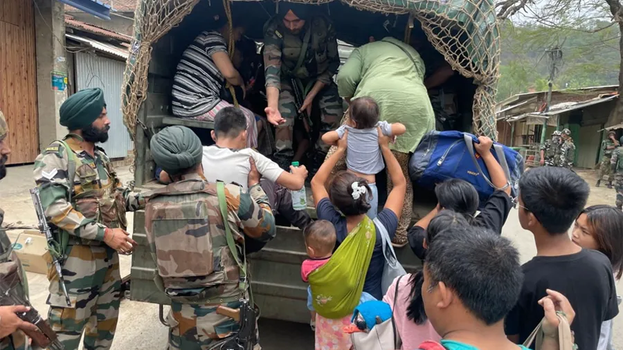 મણિપુરમાં ફરી હિંસા ભડકી, RSSએ નિંદા કરી, કહ્યું- 50000થી વધુ લોકો...