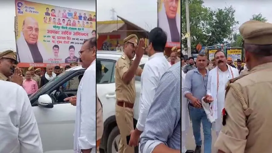 BJP સાંસદની ઇન્સ્પેક્ટર સાથે તીખી દલીલ, MPએ પૂછ્યું-તું કઈ પાર્ટીનો કાર્યકર્તા?