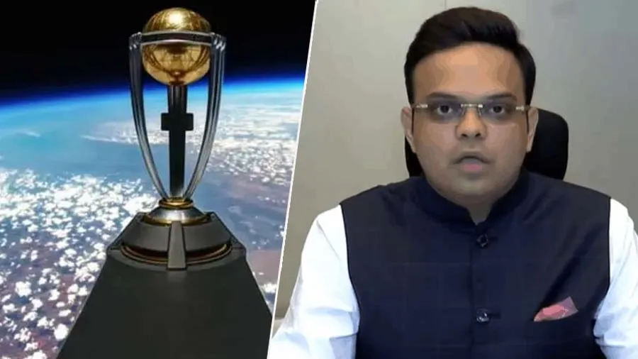 ODI ટ્રોફી સ્પેસમાં લોન્ચ થઇ, 12000 ફુટથી નરેન્દ્ર મોદી સ્ટેડિયમમાં લેન્ડ કરાઇ