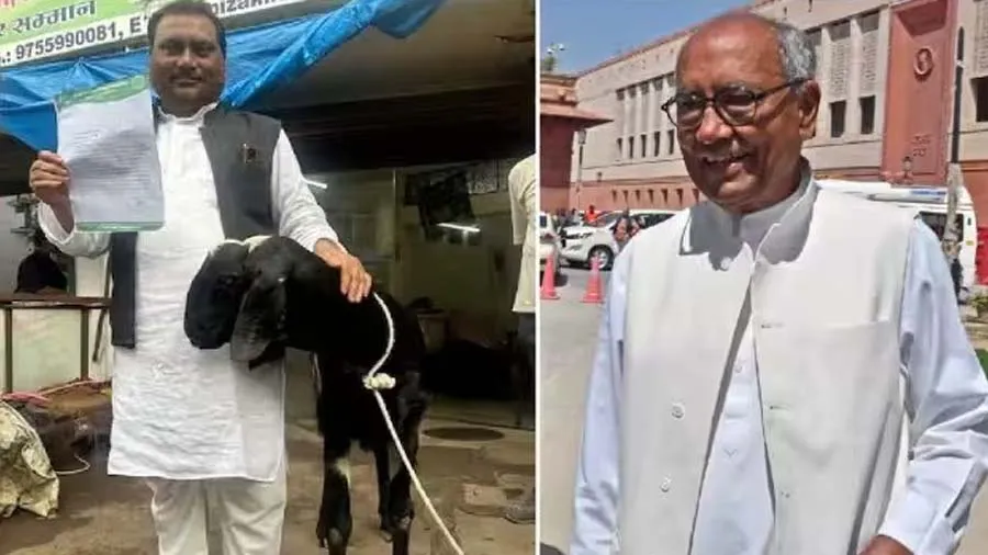 કોંગ્રેસ કાર્યાલયમાં બકરાની બલિ ચઢાવવા દો,AIMIM નેતાએ દિગ્વિજય સિંહને લખ્યો પત્ર