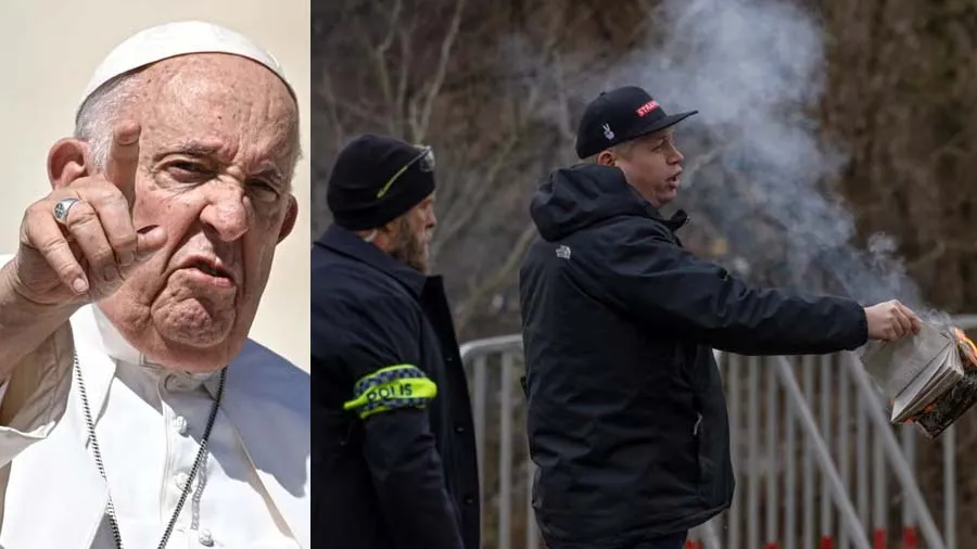 સ્વીડનમાં કુરાન સળગાવવા પર પોપને ગુસ્સો આવ્યો, કહ્યું- કોઇ પણ પવિત્ર પુસ્તક...