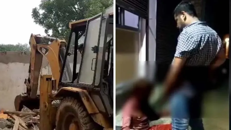 આદિવાસી યુવક પર પેશાબ કરનાર ભાજપ યુવા નેતાના ઘર પર બુલડોઝર ફરી વળ્યું, જુઓ Video
