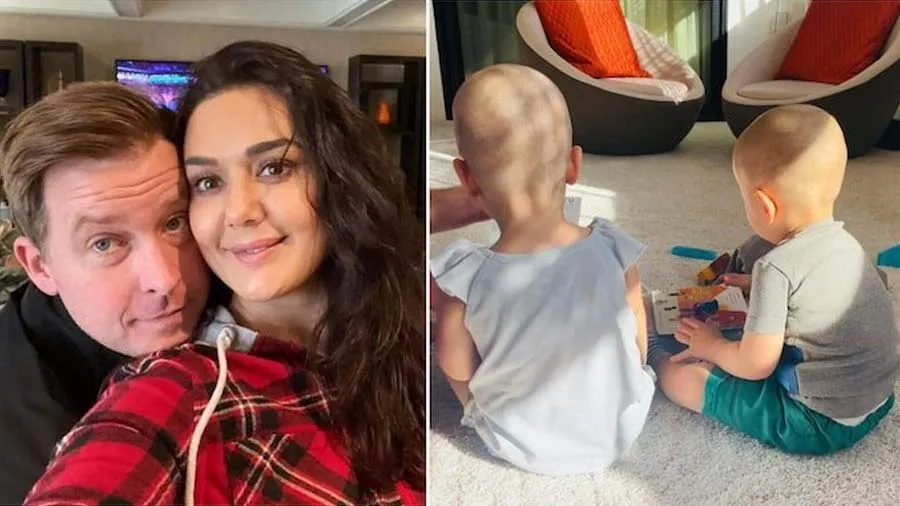 પ્રીટી ઝિંટાએ ટ્વિન્સ દીકરાઓના વિદેશમાં પણ કરાવ્યા મુંડન સંસ્કાર, જણાવ્યું મહત્વ