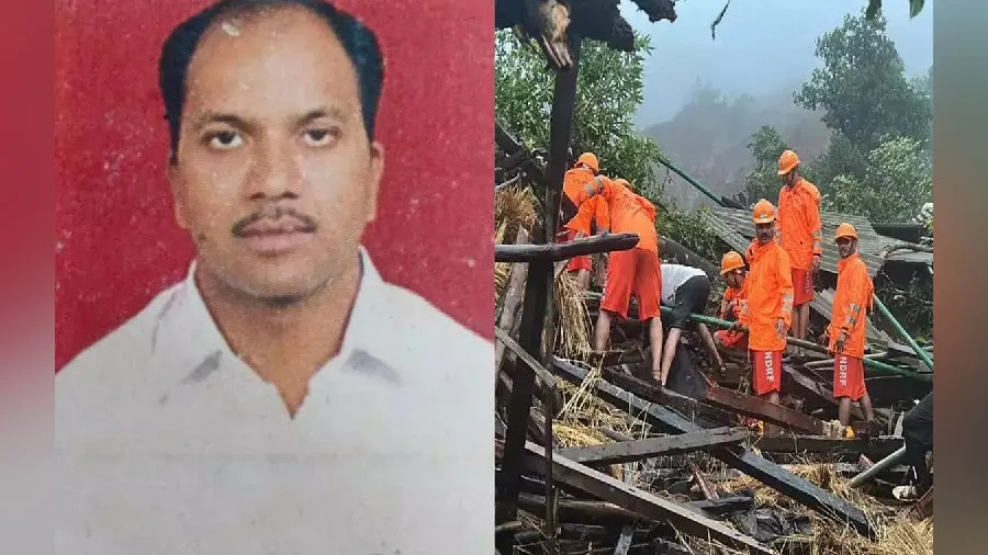 રાયગઢ ભૂસ્ખલનઃ કાટમાળમાં ફસાયેલા લોકોને બચાવવામાં જવાનનું હાર્ટ એટેકથી મોત