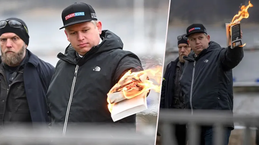 સ્વીડનમાં સંસદની બહાર સળગાવાઈ કુરાન, પોલીસે પરવાનગી આપી હતી, મુસ્લિમ દેશોએ...