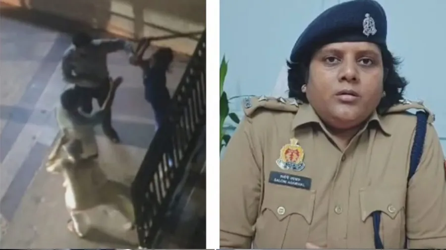 કૂતરાના ચક્કરમાં વિવાદઃ મહિલાએ વૃદ્ધને દંડાથી માર્યા, જુઓ Video