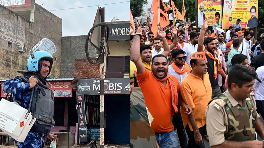 નૂહમાં ઉપદ્રવીઓનો નિશાના પર ધાર્મિક સ્થળોઃ 2 મસ્જિદો પર ફેંકાયા પેટ્રોલ બોમ્બ