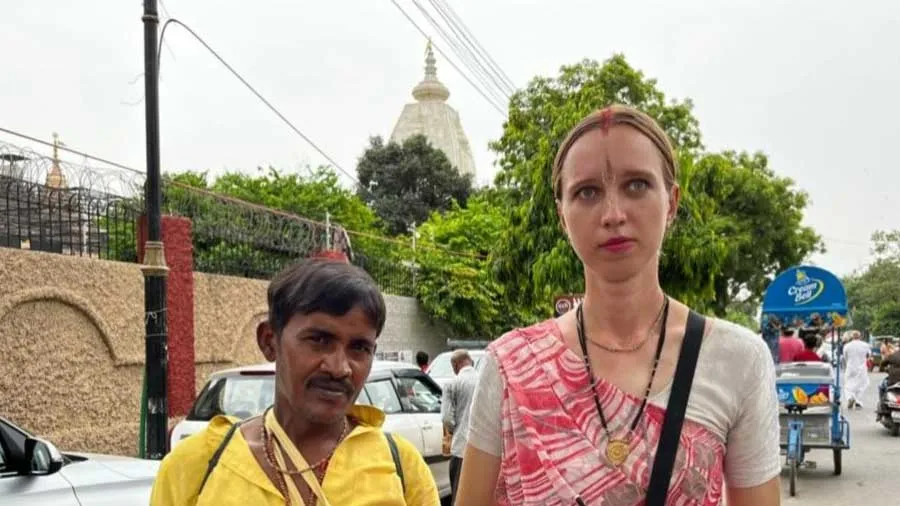 આને કહેવાય... રબ ને બના દી જોડી; રશિયાની યુનાને વૃંદાવનમાં જીવન સાથી મળી ગયો