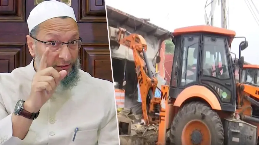 નૂહ હિંસા પર ઔવેસીનો સવાલ, માત્ર ગરીબ મુસલમાનોના ઘરો પર જ કેમ બુલડોઝર ચલાવાય છે?