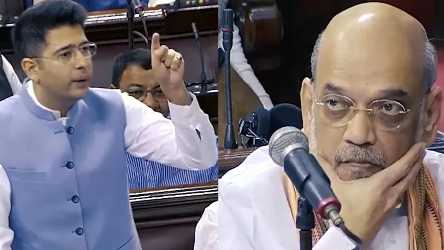 અમિત શાહે AAPને ગણાવી સોપારી પાર્ટી સામે રાઘવે આપ્યો આ જવાબ, જુઓ Video