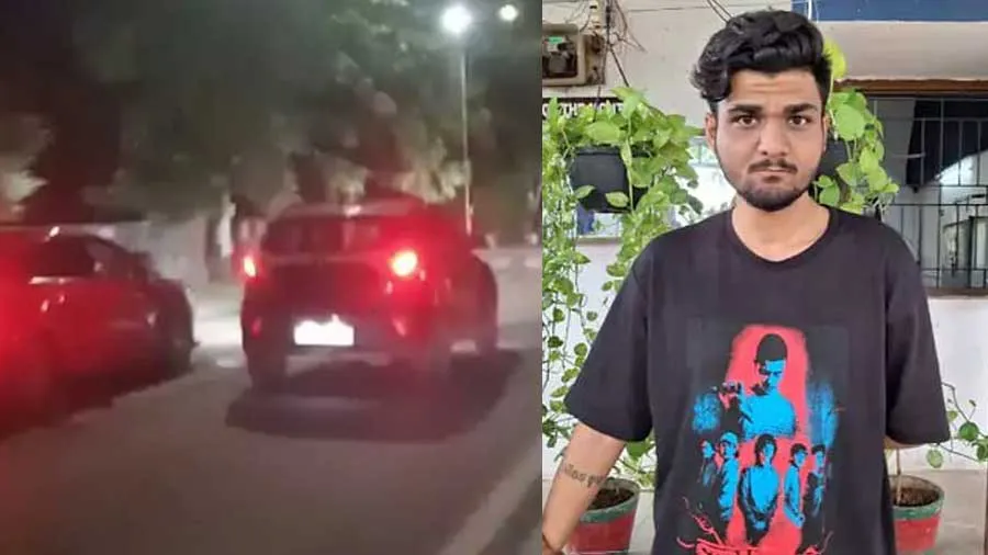 સુરત: નશામાં ધૂત યુવકે એક યુવકને બોનેટ પર રાખીને 3 કિ.મી. સુધી ગાડી દોડાવી