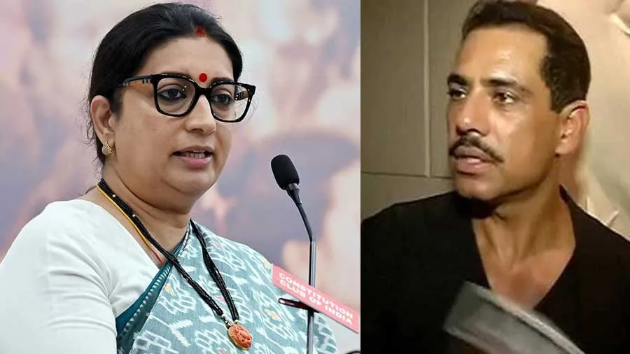 સતત આરોપો લગાવતા સ્મૃતિ ઇરાનીને રોબર્ટ વાડ્રાની ચેલેન્જ- પુરાવા આપો અથવા...