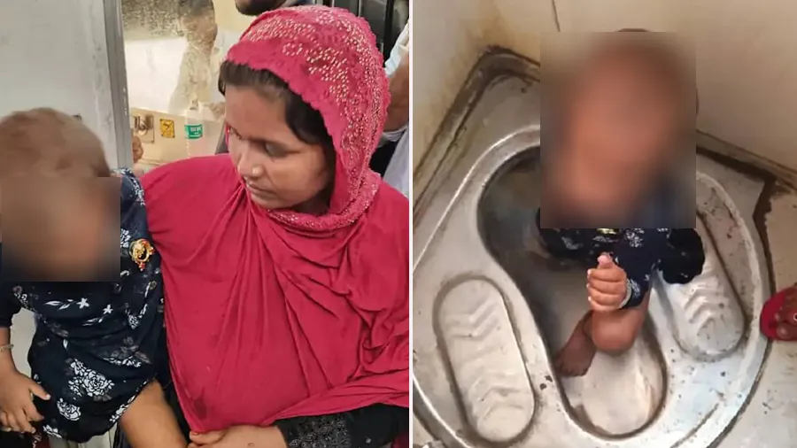 માતા મોબાઇલમાં વ્યસ્ત થઈ ગઈ અને ટ્રેનના ટોયલેટ સીટ પર ફસાયો 4 વર્ષીય છોકરીનો પગ