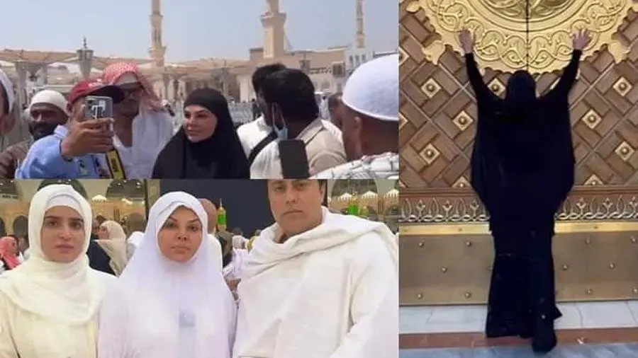 ઈસ્લામ કબૂલ્યા બાદ મદીનામાં ફેન્સને કહી રહી છે રાખી, મને ફાતિમા કહો