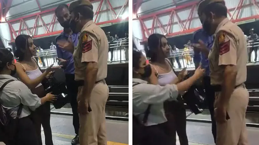 ‘સાઇડ થઈ જાવ..’ પોલીસની આ વાત પર ગુસ્સે થઈ ગઈ છોકરી, ઝઘડાનો વીડિયો વાયરલ