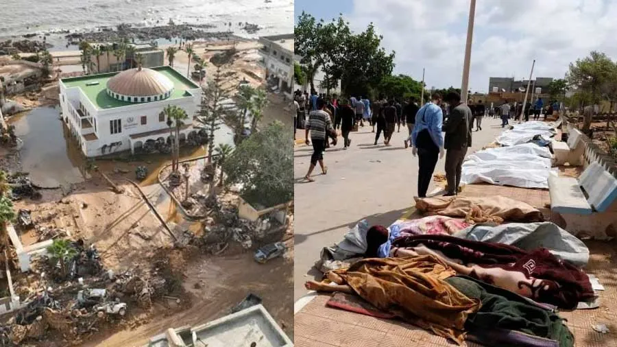 Photos: લીબિયામાં પહેલા પૂર અને પછી ડેમ તૂટતા 5000થી વધુ મોત, કબ્રસ્તાન ભરાયા