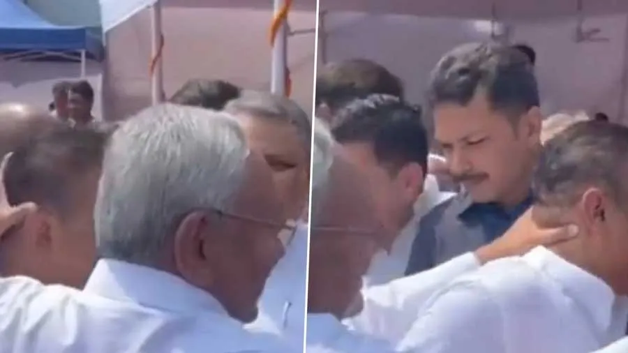 આ કારણે બિહારના CM નીતીશ કુમારે તેમના જ મંત્રીનું ગળુ પકડી લીધું, જુઓ Video