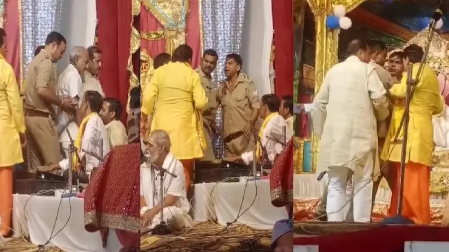 સીતાહરણ જોઈ કોન્સ્ટેબલને 'રાવણ' પર આવ્યો ગુસ્સો,તેને મારવા સ્ટેજ પર ચઢ્યો અને...