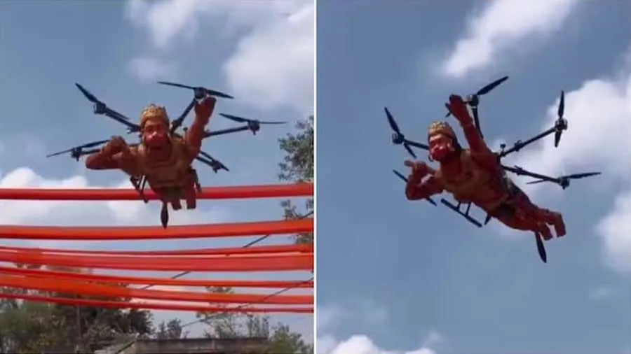 હનુમાનજીનો ડ્રોનનો વીડિયો વાયરલ, સોશિયલ મીડિયા પર જુઓ શું કહી રહ્યા છે લોકો