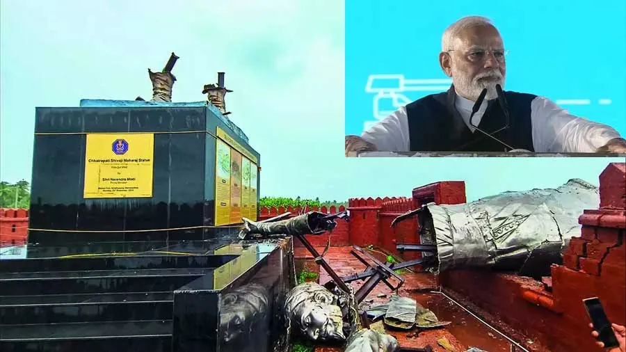 મહારાષ્ટ્રમાં છત્રપતિ શિવાજી મહારાજનું સ્ટેચ્યૂ તૂટવા પર પહેલીવાર બોલ્યા PM મોદી