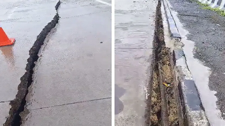 2021મા 960 કરોડના ખર્ચે બનેલો એશિયાનો સૌથી મોટો સાઉન્ડ પ્રૂફ બ્રિજ તૂટ્યો