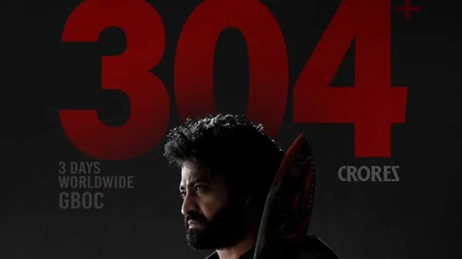 દેવરાની 3 દિવસની કમાણી 304 કરોડ રૂપિયા, હિન્દી વર્ઝનની કમાણી ઓછી