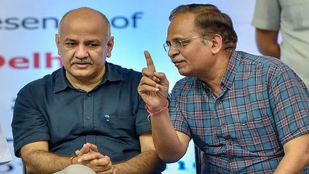 Manish Sisodia, Satyendra Jain