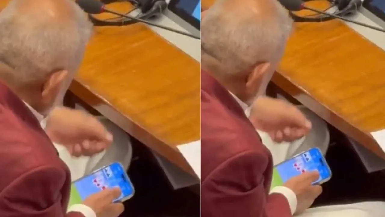 વિધાનસભામાં મંત્રી મોબાઇલ પર 'રમી' રમતા હતા! BJP નેતા કહે- એવો કોઈ કાયદો નથી કે કાર્યવાહી કરી શકાય