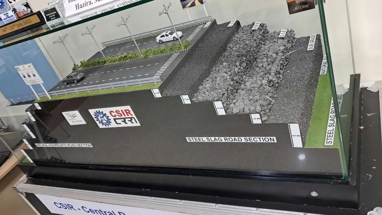 AM/NS Indiaએ CSIR-CRRIની સ્ટીલ સ્લેગ એગ્રીગેટ્સ ટેકનોલોજી લાઈસન્સ મેળવનાર પ્રથમ કંપની બની