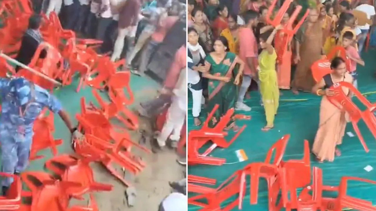 PM મોદીની બિહાર રેલીમાં ખુરશીઓ ફેંકતી દેખાઈ મહિલાઓ; સામે આવ્યું કારણ