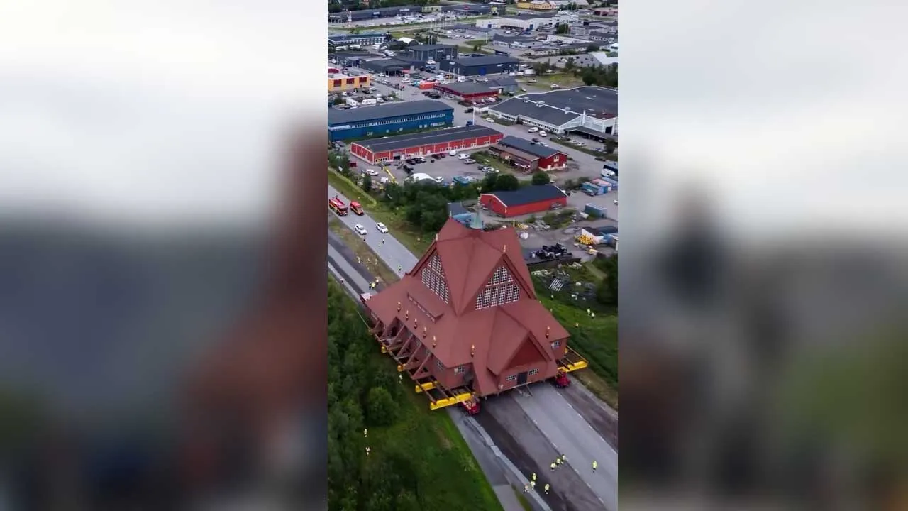 Sweden Church Moved