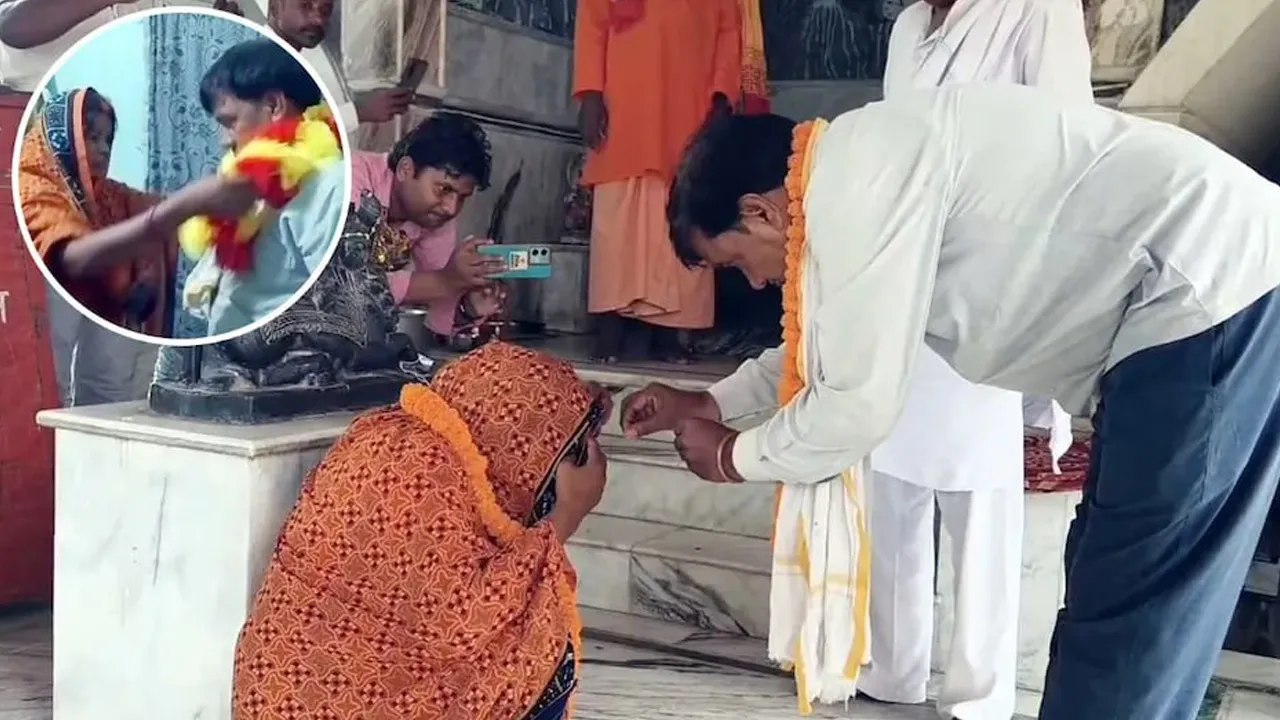 પતિએ પોતાની પત્નીને પ્રેમી સાથે રંગે હાથ પકડી પાડી અને પછી બંનેના કરાવી દીધા લગ્ન