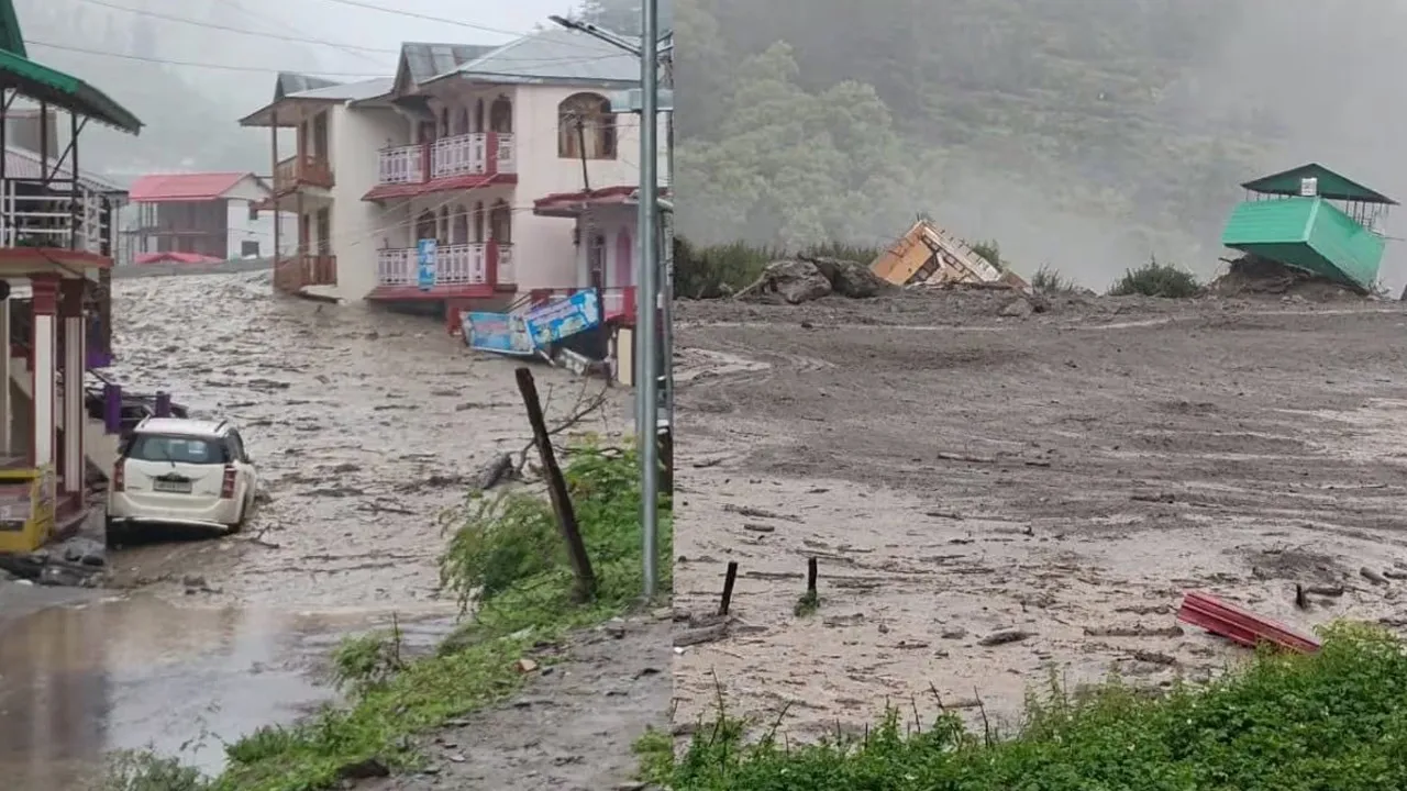 કુદરતનું આવું વિકરાળ સ્વરૂપ તમે નહીં જોયું હોય, ઉત્તરકાશીમાં વાદળ ફાટ્યું, અડધું ગામ તબાહ થયું