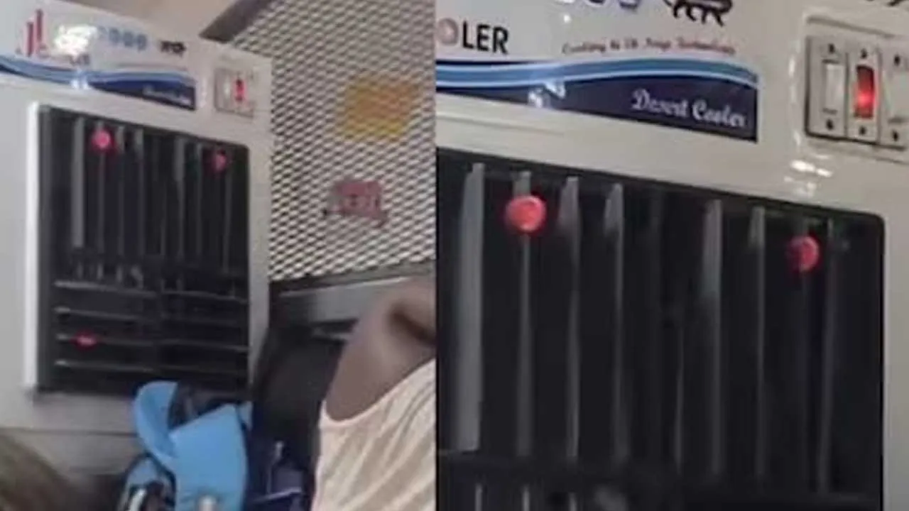 શું પ્રો મેક્સ શખ્સ છે! ટ્રેનમાં કુલર લઈને પહોંચી ગયો પેસેન્જર, ઉપરની બર્થ પર...