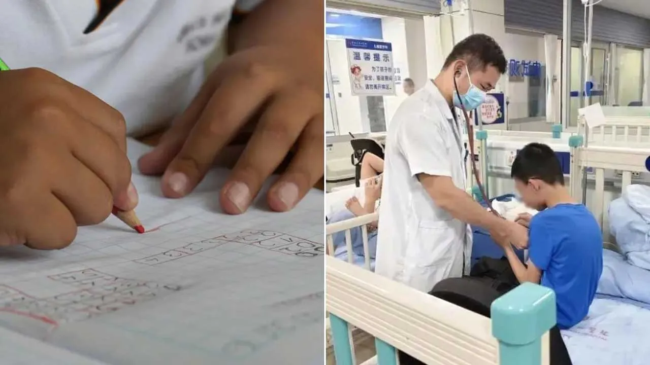 11 વર્ષના વિદ્યાર્થીએ સતત 14 કલાક સ્કૂલનું હોમવર્ક કર્યું, હોસ્પિટલમાં દાખલ કરવો પડ્યો