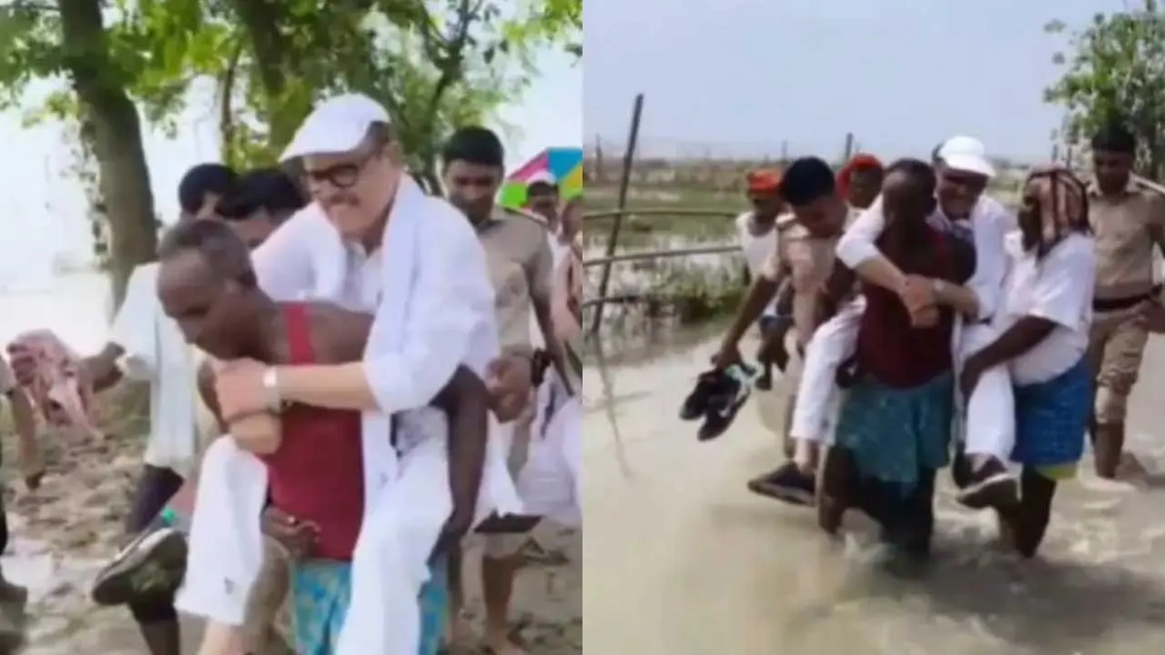 Tarik Anwar Flood Visit 