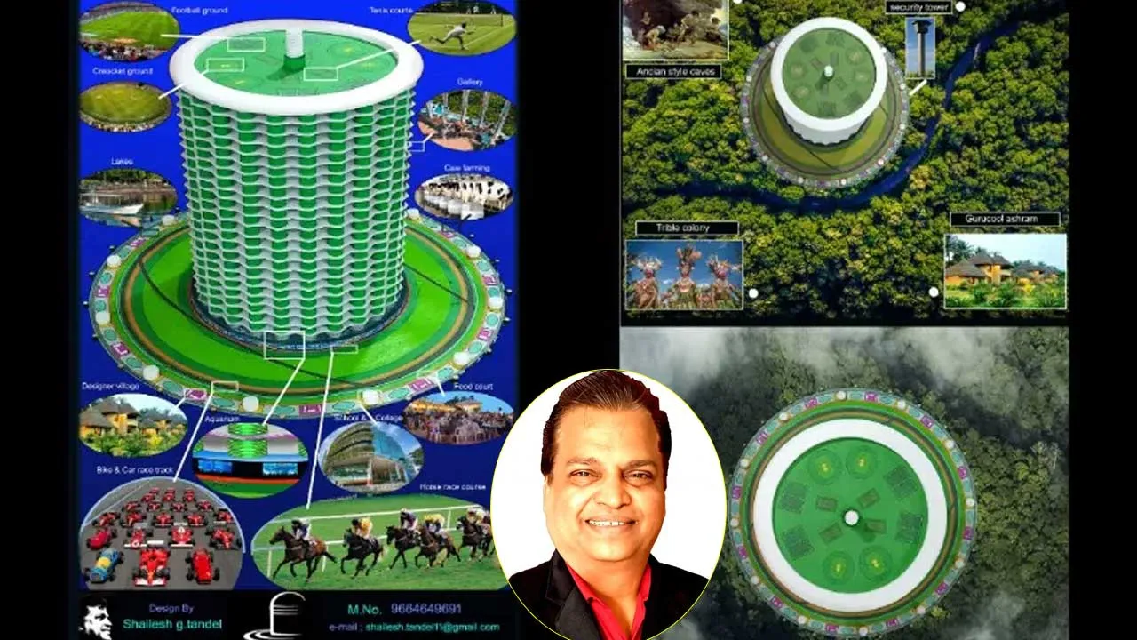 સુરતના ઇજનેર- કલાકારે રજૂ કર્યું 4 કિમીમાં 20 લાખ લોકો વસી શકે તેવું ગ્રીન ગ્લોબલ સ્માર્ટ સિટી