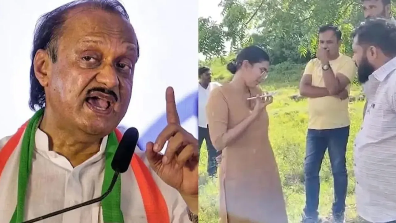 Dy-CM-Ajit-Pawar,-Lady-IPS 