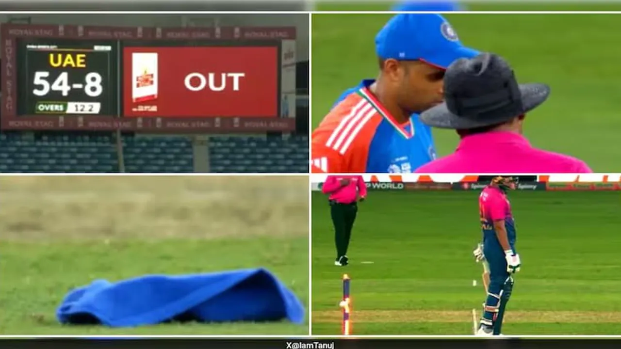 ટૂવાલે લીધી વિકેટ! સૂર્યાની અપીલ પર થર્ડ અમ્પાયરે OUT આપ્યો, પરંતુ ખેલાડી કેમ પેવેલિયન પરત ન ફર્યો?