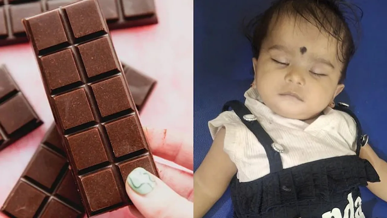 લાલબત્તી સમાન કિસ્સો! ગળામાં ચોકલેટનો ટુકડો અટકી જતા 7 મહિનાની બાળકીએ ગુમાવ્યો જીવ