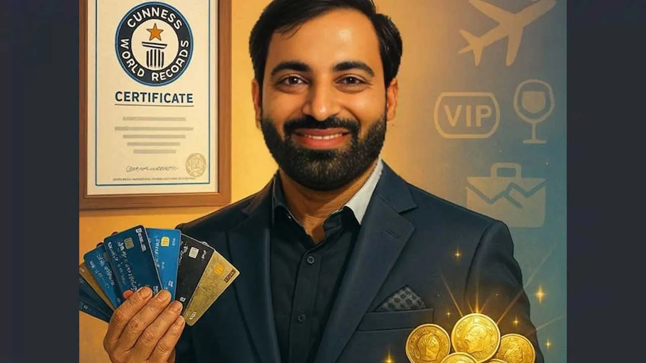 એક યુવાને 1638 ક્રેડિટ કાર્ડ ખરીદીને 'વર્લ્ડ રેકોર્ડ' બનાવ્યો, જીવી રહ્યો છે વૈભવી જીવન!